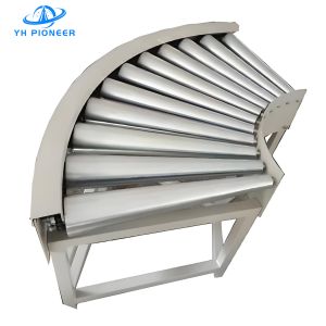 Custom Speed Bag Conveyor Systems Roller Turning Conveyor For Automation
