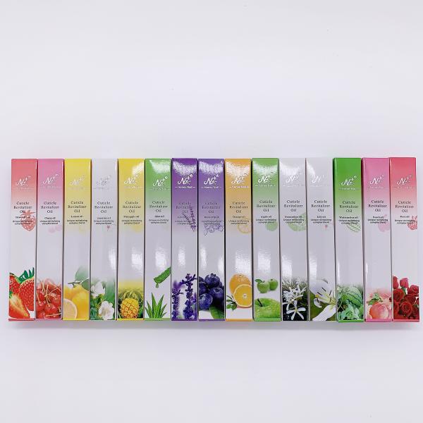 Private Label Fruity Smell Nails Moist Cuticle Revitalizer Oil 15 Styles Soften Brush Nail Care Private Label Cuticle Oil Pen