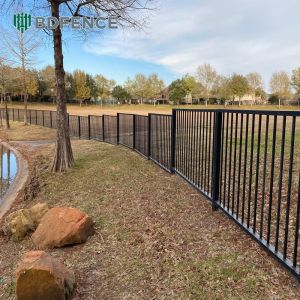With Stands Tubular Steel Fence Stable Installation