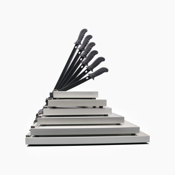 Lightweight A4 Mini Paper Cutter Steel Material 1.55Kg Weight for Trimming Card Photo