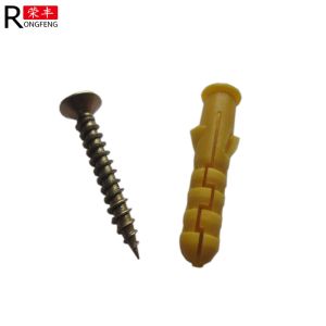 Fixing Fasteners Rigid Insulation Anchors 8*40 Nylon Wall Plug