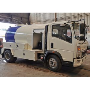 China Sinotruk HOWO 4x2 116hp RHD 5000L LPG Gas Tanker Truck on sale