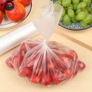 HDPE Transparent Star Seal Produce Bag with Paper Core