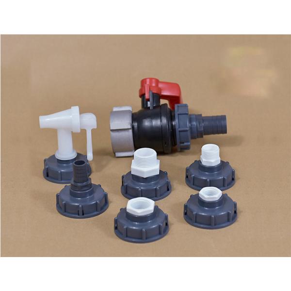 S60*6 IBC Tank Adapter Plastic Fitting 3/4" Casting Connector Water Tank Lid Valve Durable