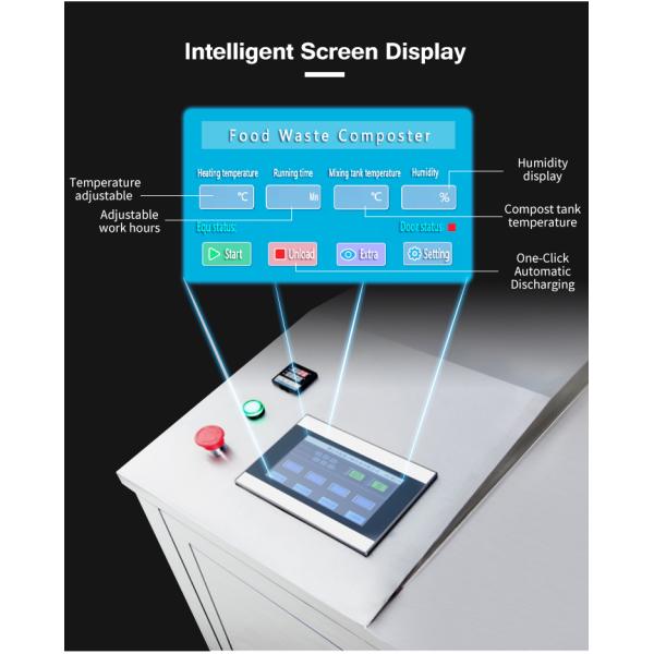 Food Compost Machine Kitchen Garbage Disposal Commercial Food Waste Disposer