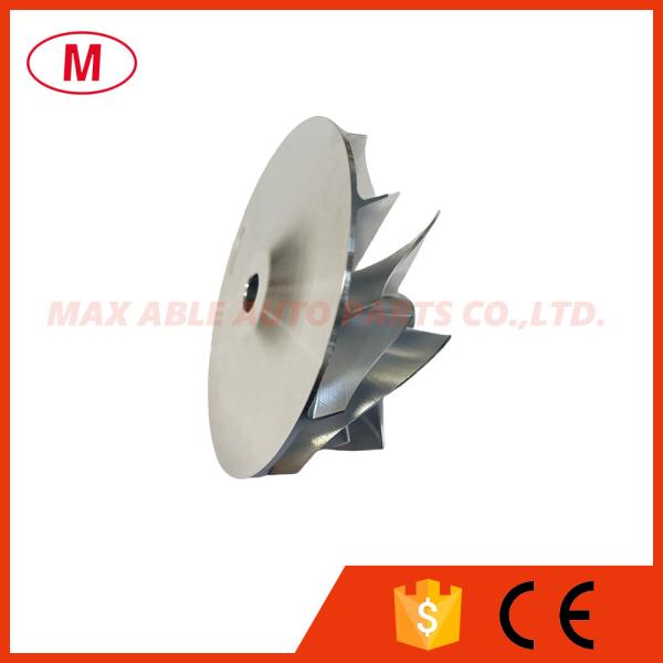 TB25 445347-0003 40.98/54.39mm 6+6blades Turbo Milling/billet Compressor Wheel for 466075-0004/466113-0003/466409-0001/2