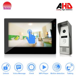 apartment video door bell 7 Inch Sensor's Button AHD960P Video Door Phone,high
