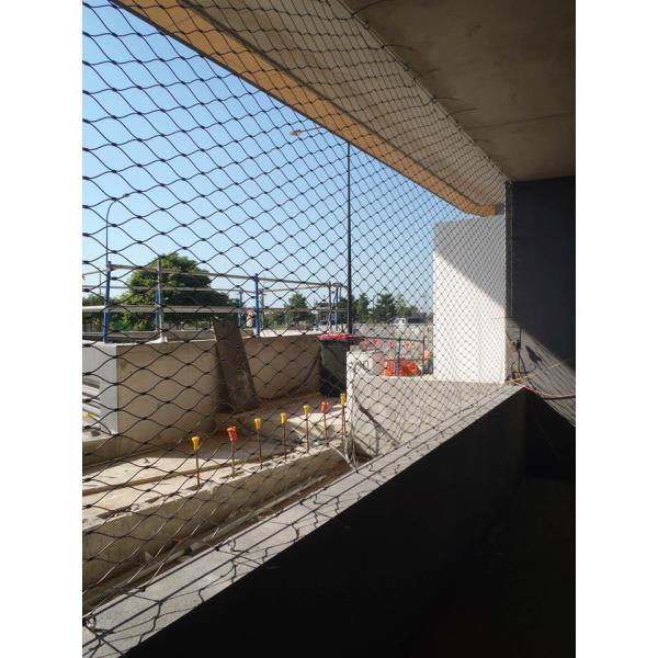 SUS 316 7x7 7x19 Stainless Steel Wire Rope Mesh Fence For Animal Enclosure