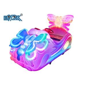 China Luminous Butterfly Kids Bumper Car Powered By 24v Battery on sale