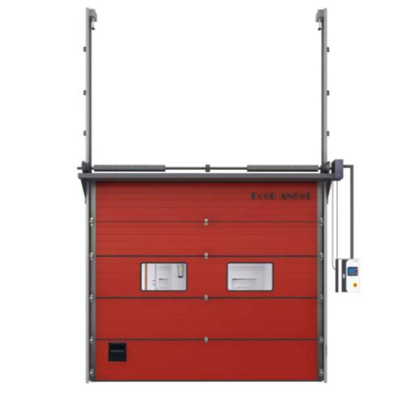 Industrial Automatic Lifting White Noise Reducing Overhead Sectional Door With