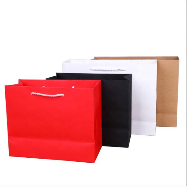 Buy Kingkron Multi Colored Kraft Gift Bags With Handles Clothing Packaging at wholesale prices