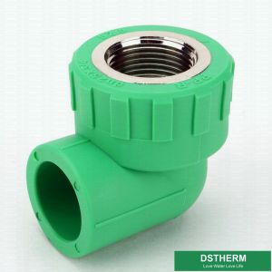 Flexible 90° Male Threaded Elbow , PPR Threaded Elbow Fittings Custom Color