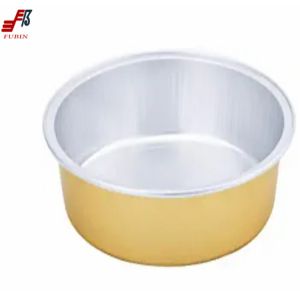 1500ml Round Aluminum Foil Baking Trays Takeout Lunch Tableware Container