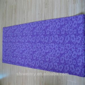Eco-friendly pvc logo printed yoga mat crossfit mat
