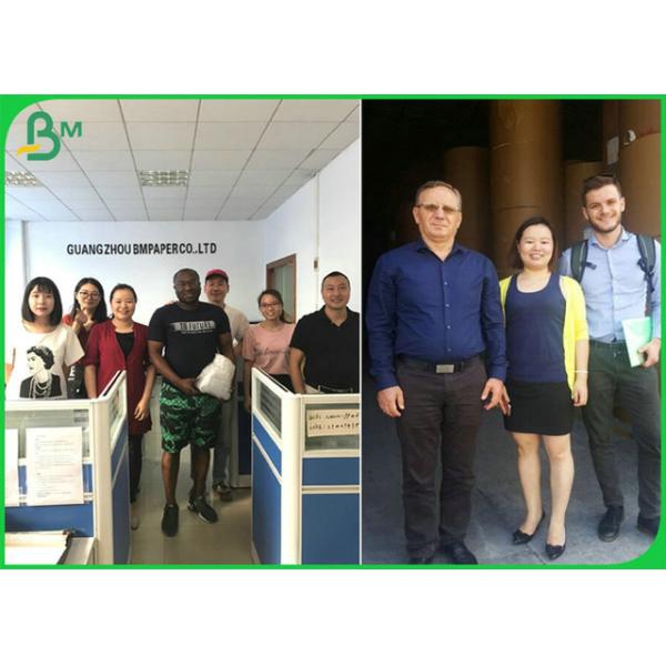 SGS Certification Approved Brown Kraft Liner 300g 350g For take away box 