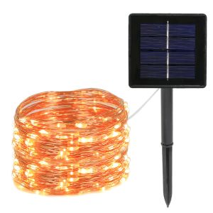 LED Solar String Light with 1000mA Ni-MH Battery 2000mAh Capacity and 100LED / 200LED Options for Festive Decor