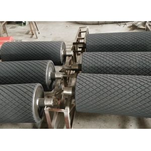 Stable Operation Belt Conveyor Roller Low Noise Round Shape Pulley Alloy Steel