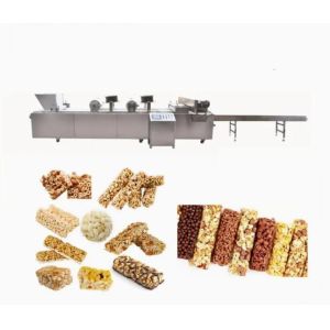 Automatic stainless steel Oat Meal Chocolate Granola Bar Maker Machine