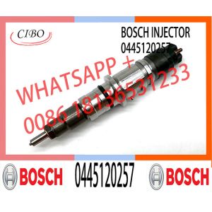 China Diesel Fuel Injector 0445120257 For Cummins Engine  Injection Parts 0 445 120 257 For Diesel Engine on sale