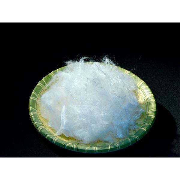 Bicomponent Natural Staple Polylactic Acid Fiber White