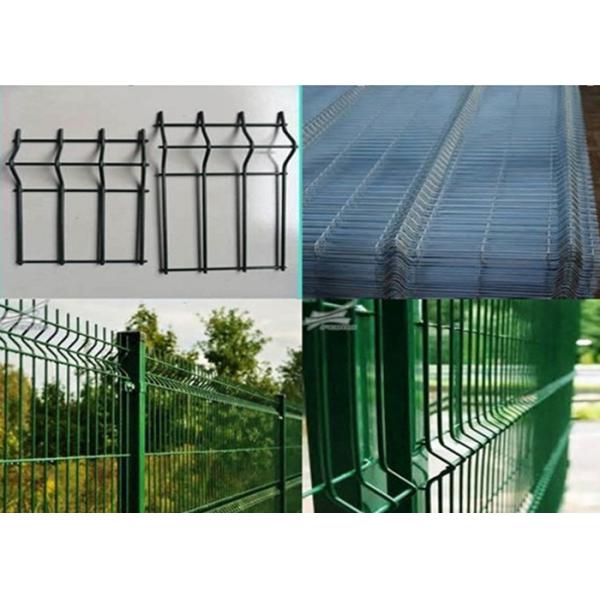 PVC Trange Bending Wire Mesh Fence Used In Airport 5mm * 75mm * 75mm * 1.8m * 3m Panel