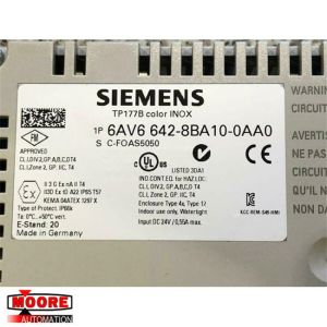 Quality 6AV6642-8BA10-0AA0 6AV6 642-8BA10-0AA0 Siemens Simatic Panel for sale