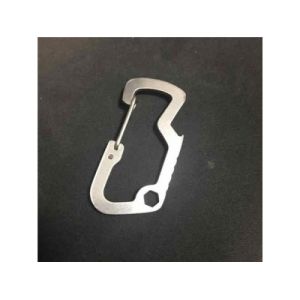 Engraved Stainless Steel Carabiner Beer Bottle Opener,Good quality, factory