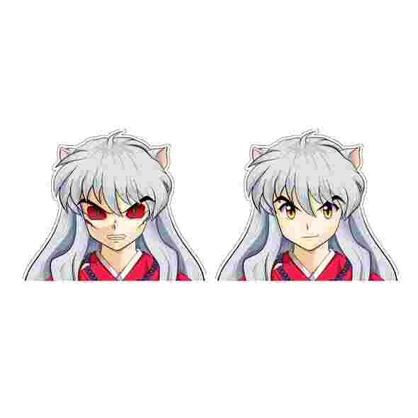 Waterproof Anime Sticker Changing Flips Decals Iguro Obanai Demon Slayer 3D Lenticular Motion Sticker for Car Laptoption