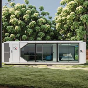 Prefabricated Galvanized Steel Frame Mobile Capsule House Space Capsule