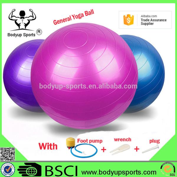 Buy Anti Burst Yoga Gym Exercise Ball With Excellent Slip Resistance PVC Material at wholesale prices