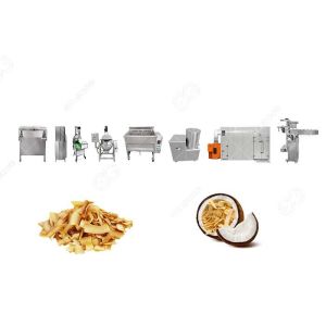 China Dehydrated Coconut Chips Making Machine Drying Crunchy Chips CE Certification on sale