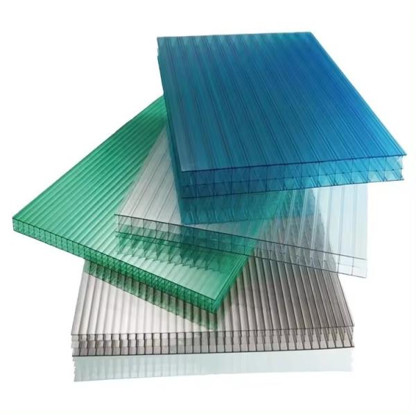 Buy 3mm 6mm 8mm Clear Polycarbonate Twin Wall Sheet 20mm Polycarbonate Sheets at wholesale prices