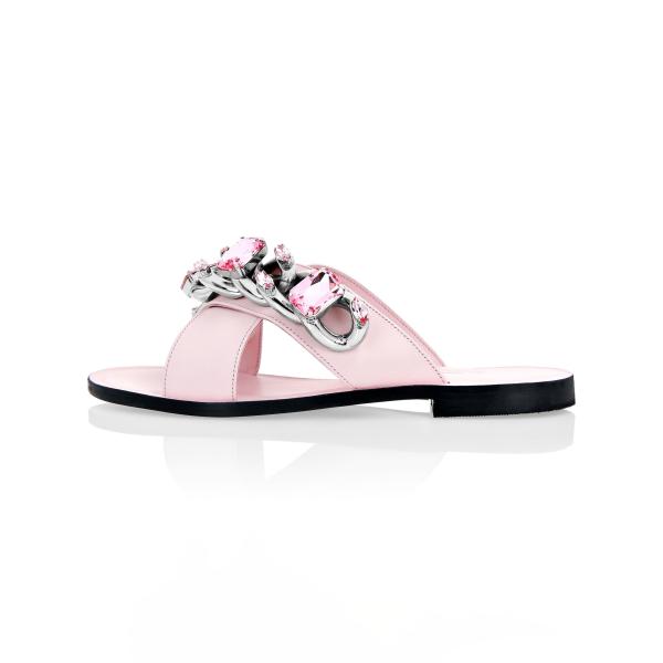 Buy Anti Slippery ODM Womens Soft Bottom Slippers with Bright Rhinestone at wholesale prices