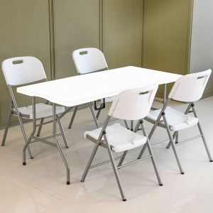 6ft Banquet Outdoor Plastic Folding Table Picnic Camping Table