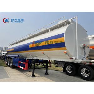China SGS 3 Axle 40000L Q235 Steel Fuel Tanker Semi Trailer on sale