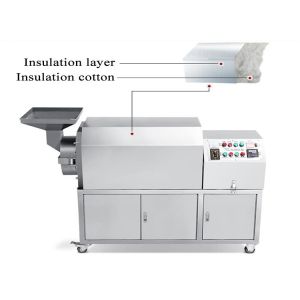 stainless steel roasted pepper soya beans machine walnut hazelnut roasting maker