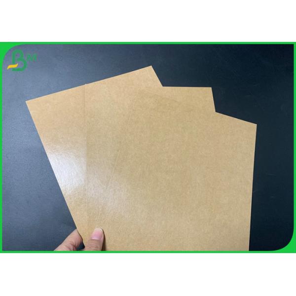 PE Coated High Stiffness Brown Kradt Paper 300gsm For Food Takeaway Box PE Coated High Stiffness Brown Kradt Paper 300gsm For Food Takeaway Box