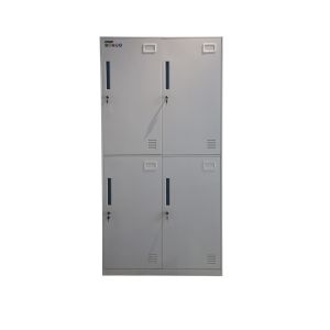 Narrow Side Storage Cabinet Steel File Locker KD Structure
