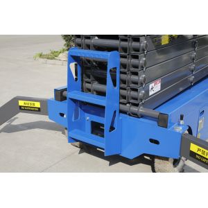 12M Mobile Scissor Lift With Pulling Device