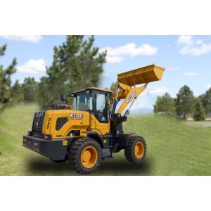 2600mm Axle Base 2500kg Load Small Wheel Loaders Manage Blocks Easily Efficientl