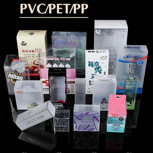 Buy PETG PP Printed Packaging Box Transparent Plastic Package Boxes at wholesale prices