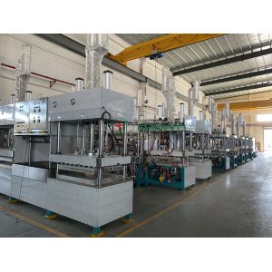 Semi Automatic Tableware Making Machine Pulp Meal Box Making Machine 6-8 Ton /