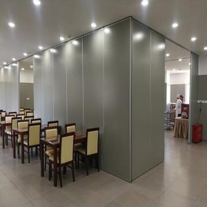Conference Hall Temporary Movable Soundproof Partition Walls Acoustic Operable