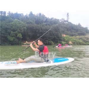 China Blue 305x76x10cm Inflatable Stand Up Paddle Board For Adventurer on sale