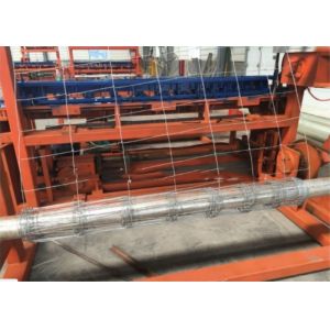 Automatic Animal Grassland Fence Machine Flat surface 1.9 - 2.5 mm Wire diameter