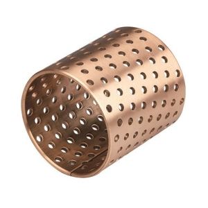 China Metric Wrapped Bronze Sleeve Bushings With Grease Pockets, CuSn8, on sale