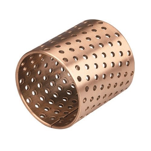 Buy Metric Wrapped Bronze Sleeve Bushings With Grease Pockets, CuSn8, at wholesale prices