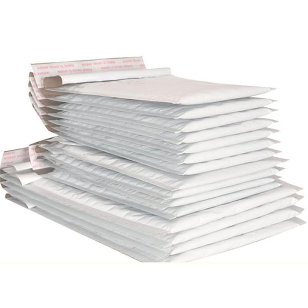 Durable Shipping Poly Mailers 360x460 #A3 , White Bubble Packaging Envelopes