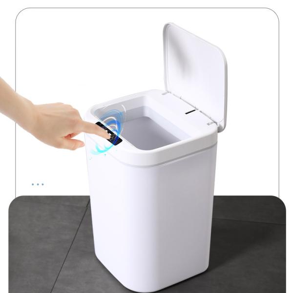 Plastic Smart Sensor Trash Bin Intelligent Waste Trash Can Customized