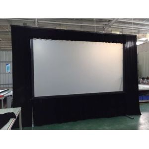400inch Fast Folding Projector Screen Lightweight With Rear Projection Fabric